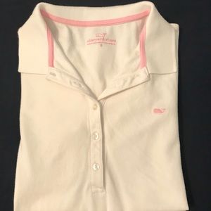 Vineyard Vines White Short Sleeve Polo